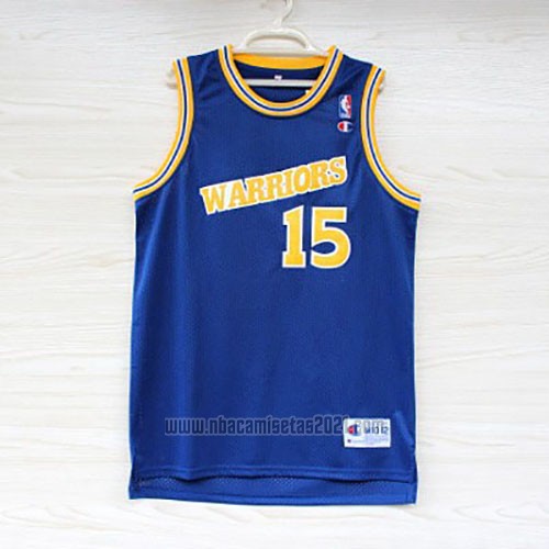 Camiseta Golden State Warriors Latrell Sprewell #15 Retro Azul